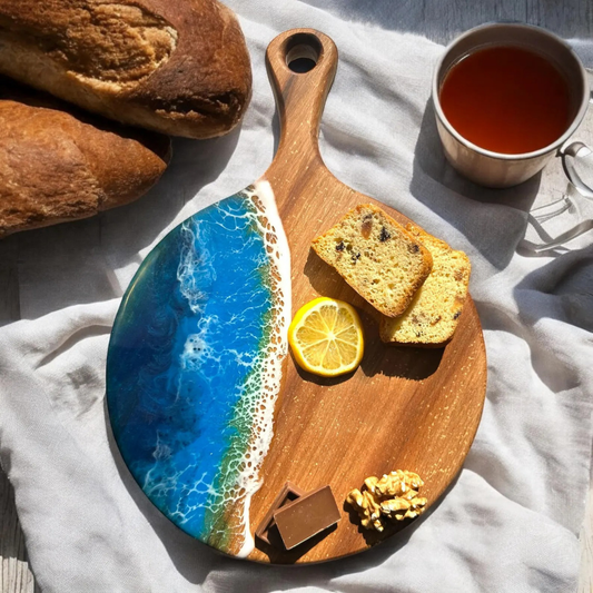 Handmade Round Resin Paddle