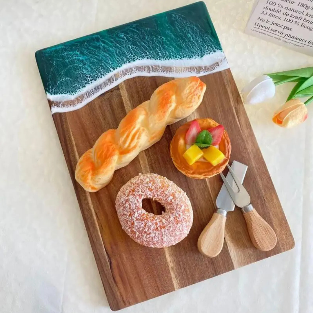 Handmade Rectangular Resin Board
