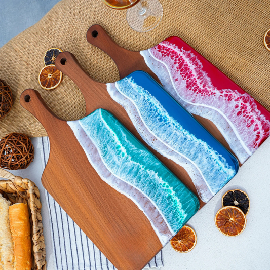 Handmade Ocean Resin Paddle