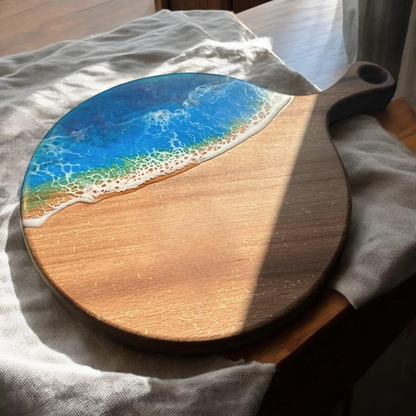 Handmade Round Resin Paddle