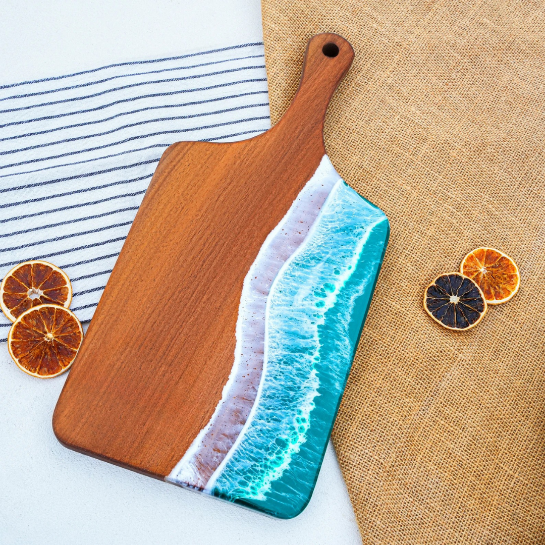 Handmade Ocean Resin Paddle