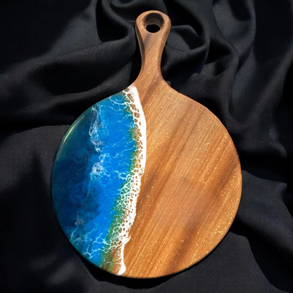 Handmade Round Resin Paddle