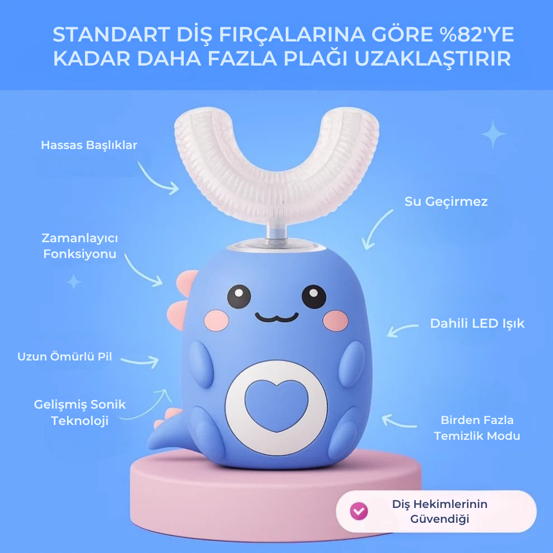 U Şeklinde Akıllı Diş Fırçası