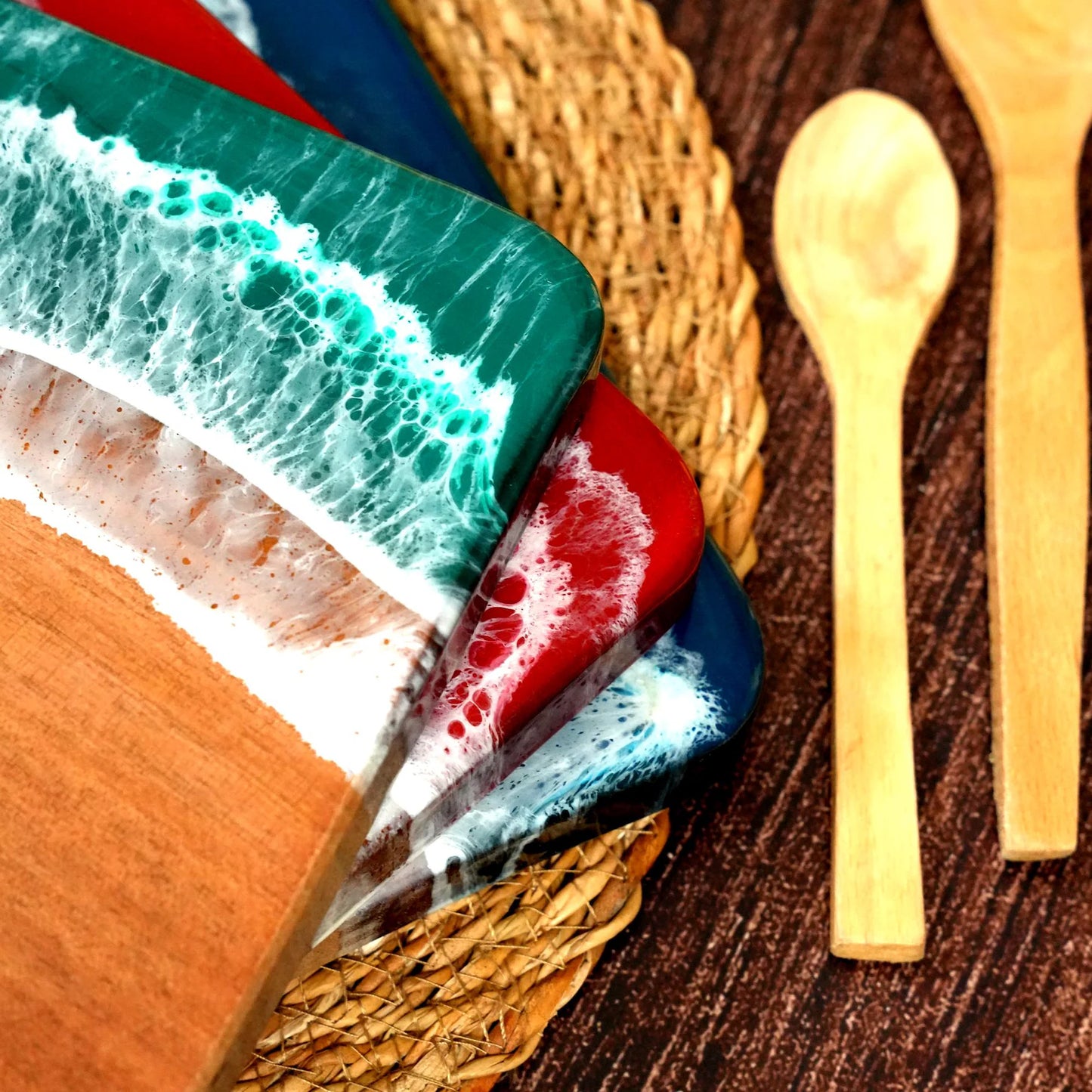 Handmade Ocean Resin Paddle